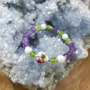 Bracelet Pierres, Argent 925 et Céramique