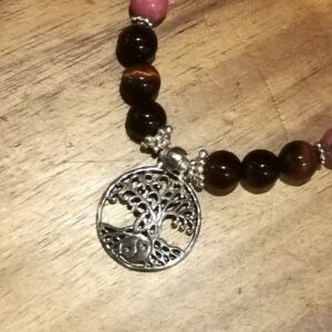 Bracelet '' Arbre de Vie '', Pierres et Argent 925