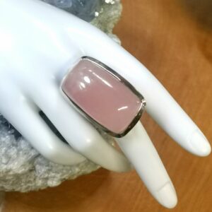 Bague Quartz Rose et Argent 925