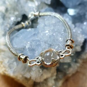 bracelet Argent 925 et Cristal de Roche