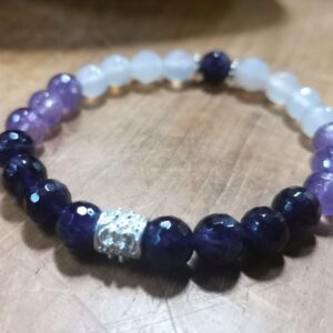 Bracelet Améthyste, Argent 925
