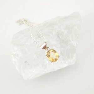 Collier en Argent 925 et Citrine