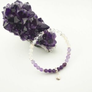 Bracelet Coccinelle en Améthyste