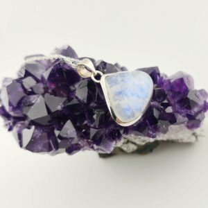 Collier en Pierre de Lune et Argent 925